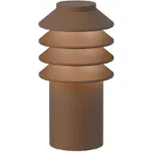 Louis Poulsen Bysted Garden Short Lampe d'extérieur Corten | 3000K | Base without adapter