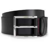 HUGO pour homme. 50541171 Ceinture Olpian noire (105 cm), Casuel, Cuir