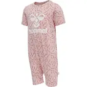 Hummel Barboteuse / body 'River' rose / rose pastel / blanc
