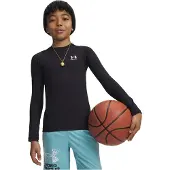 Under Armour T-Shirt Manches Longues HeatGear Armour Junior - Noir, Noir