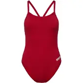 Arena Team Challenge Solid Swimsuit Rouge FR 44 Femme