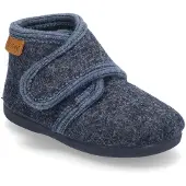 En fant Pantoufle bleu marine