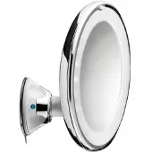 Macom 224 Miroir de courtoisie Chrome, Blanc