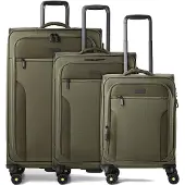 D & N Ensemble de bagages olive
