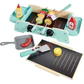 Hape Crackling Barbecue Griddle And Grill Bleu Enfants