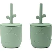 Done by Deer Tasse Straw 2 Pack Wally