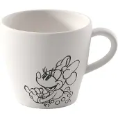 Villeroy Boch Kaffeetasse Manufacture Rock blanc - Mickey Mouse, Tasse, Blanc