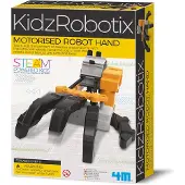 4M Kit de construction de mains de robot Kidz Robotix, 8 ans et +,