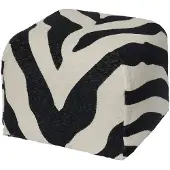 Broste Copenhagen pouf zèbre