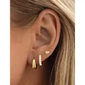 Timi Of Sweden Boucles d'oreilles 'Essie' or