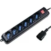 Techly Multiprise Iups-pcp- 6 Prises Avec Interrupteur 6v