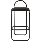 AYTM Angui High Chaise de Bar 82.5 cm | Anthracite Boucle