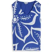 Tom Tailor Haut bleu roi / blanc