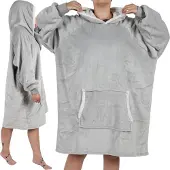 Ruhhy Hommes, Pyjama, Bluza XXL - koc szary 24402, Gris, (XXL)