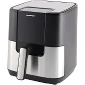 Heinner Friteuse à air chaud HealthyEra 15 HAF-H6BKS1500, 1500W, capacité : 5,5 L, affichage numérique,tactile, 8 programmes, noir/argent