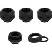 Corsair Hydroxseries Xf Hardline Cooling Tube Connector 12 Mm 4 Units Noir