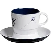 Marine Business Northwind Brekfast Set 220ml 6 Units Argenté