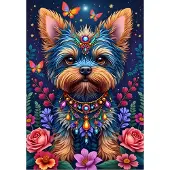 Alipson Puzzle Puzzle Le Chien au Pays des Fleurs - 1000 pièces
