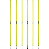 Uhlsport Adjustable Slalom Pole 6 Units Doré 170 cm