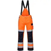 Portwest MV71 Modaflame Multi Norm Arc Pantalon "Modaflame Regen" Orange/Navy Taille XL