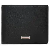 Tommy Hilfiger Porte-monnaies 'Signature Plaque Bifold' noir