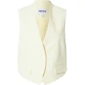 Pieces Gilet 'PCNIMORA' jaune clair