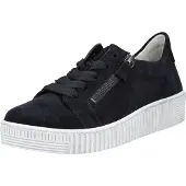 Gabor Baskets basses 'Schnürschuh Damen 83-334-16 Echtleder in dunkelblau' noir