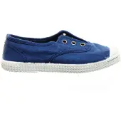 Cienta Slip-ons en Bleu Textile 27