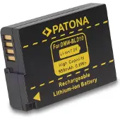 PATONA Batterie f. Panasonic BLD10 BLD10E DMC-GF2 GF2 (Batterie de l'appareil photo), Alimentation pour appareil photo, Noir