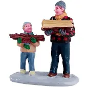 Lemax Bois de chauffage pour le foyer de la collection Village #02807