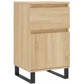 vidaXL Sideboard chêne Sonoma 40x35x70 cm bois composite