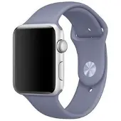 Mercury pasek Silicon Apple Watch 4445 mm lawendowylavender (Acier inoxydable, Silicone), Sangles de montre, Violet