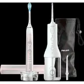 Philips Sonicare DiamondClean 9000 HX9911/84 + Power Flosser Blanc