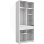 Vicco Armoire Elmo Blanc 50x40cm Lot de 3, Model 61341