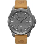 Timberland Montre à affichage analogique '- Date watch Mohegan - Quartz watch movement - Watch case width: 46 mm' noisette