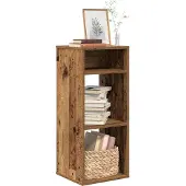 vidaXL Bibliothèque chêne fumé 34x31x112 cm bois d'ingénierie