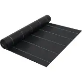 vidaXL Membrane anti-mauvaises herbes noir 2x200 m PP