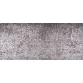 vidaXL Tapis lavable gris Ø 200 cm antidérapant
