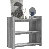 vidaXL Table console blanc 100x35x90 cm bois d’ingénierie