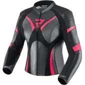 Rebelhorn Rebel Veste en cuir moto pour femmes Taille