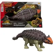 Mattel Figurka Akcji Ankylosaurus z Dźwiękiem 7 cm - Jurassic World Rebirth