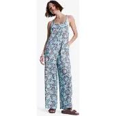 Roxy Hibiscus Haze Sleeveless Jumpsuit Bleu S Femme