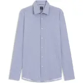 BOSS Chemise Slim imprimée en tissu stretch performant