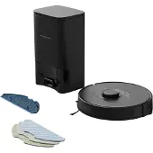 Rowenta X-plorer Serie 75 S+ Rr8595wh Met Leegstation - Aspirateur Robot Avec Fonction Serpillère Noir