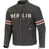 Merlin Revival D3O Veste en cuir de moto perforée Taille