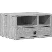 vidaXL Support d'impression Gris Sonoma 40x32x22,5 cm Bois composite