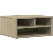 vidaXL Support pour imprimante Chêne Sonoma 49x40x22,5 cm Bois composite