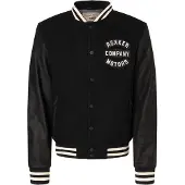 Rokker College, veste en textile ,Noir/Blanc ,XL