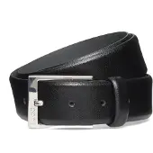 HUGO pour homme. 50541175 Ceinture Volpiana noire (115 cm), Casuel, Cuir