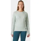 Helly Hansen Lifa Active Stripe Long Sleeve Base Layer Rose S Femme